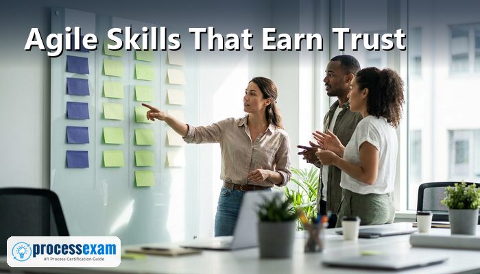 Benefits of PMI Agile Certified Practitioner certification cover with a planner sketching project charts