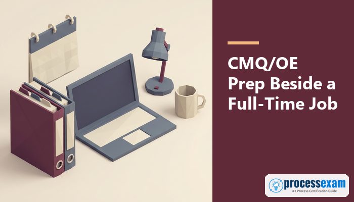 Low-poly desk with a binder, calendar, laptop and lamp