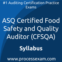CFSQA dumps PDF, ASQ CFSQA Braindumps, free Food Safety and Quality Auditor dumps, Food Safety and Quality Auditor dumps free download