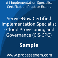 CIS-CPG Dumps PDF, Cloud Provisioning and Governance Implementation Specialist Dumps, download CIS‑Cloud Provisioning and Governance free Dumps, ServiceNow Cloud Provisioning and Governance Implementation Specialist exam questions, free online CIS‑Cloud Provisioning and Governance exam questions