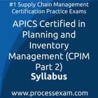 CPIM Part 2 dumps PDF, APICS CPIM Part 2 Braindumps, free CPIM 7.0 P2 dumps, Planning and Inventory Management - Part 2 dumps free download