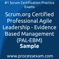 PAL-EBM Dumps PDF, Professional Agile Leadership Evidence Based Management Dumps, download PAL - Evidence Based Management free Dumps, Scrum.org Professional Agile Leadership Evidence Based Management exam questions, free online PAL - Evidence Based Management exam questions