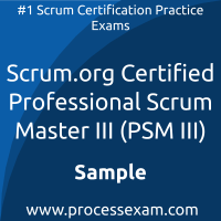 PSM III Dumps PDF, Professional Scrum Master Dumps, download PSM 3 free Dumps, Scrum.org Professional Scrum Master exam questions, free online PSM 3 exam questions