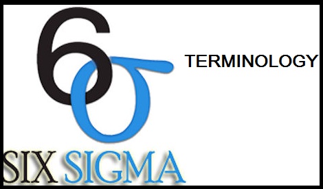 Terminology of six sigma