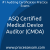ASQ Certified Medical Device Auditor (CMDA) Practice Exam