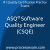 ASQ Certified Software Quality Engineer (CSQE) Practice Exam