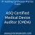 ASQ Certified Medical Device Auditor (CMDA) Practice Exam ASQ Certified Medical Device Auditor (CMDA) Practice Exam