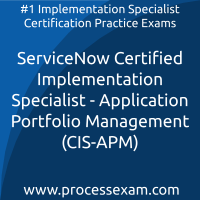 ServiceNow Certified Implementation Specialist - Application Portfolio Managemen