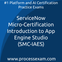 SMC-IAES: ServiceNow Micro-Certification Introduction to App Engine Studio SMC-IAES: ServiceNow Micro-Certification Introduction to App Engine Studio