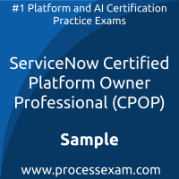 CPOP Dumps PDF, Platform Owner Professional Dumps, download Platform Owner Professional free Dumps, ServiceNow Platform Owner Professional exam questions, free online Platform Owner Professional exam questions