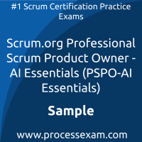PSPO-AI Essentials Dumps PDF, Professional Scrum Product Owner - AI Essentials  Dumps, download PSPO-AIE free Dumps, Scrum.org Professional Scrum Product Owner - AI Essentials  exam questions, free online PSPO-AIE exam questions