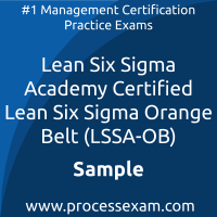 LSSA-OB Dumps PDF, Lean Six Sigma Orange Belt Dumps, download Lean Six Sigma Orange Belt free Dumps, LSSA Lean Six Sigma Orange Belt exam questions, free online Lean Six Sigma Orange Belt exam questions